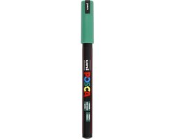 Krijtstift – Fineliner – Universele Marker – 6 Donkergroen – Uni Posca Marker – PC-1MR – 0,7mm – 1 stuk