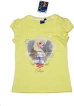 Frozen T Shirt Elsa geel 8 jaar