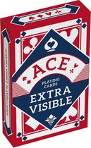ACE speelkaarten - extra grote opdruk - rood