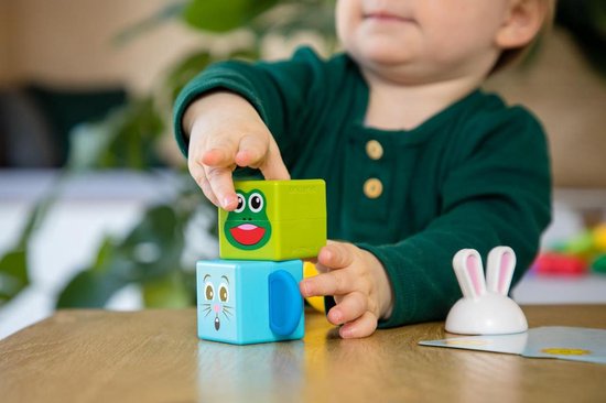 SmartMax My First Totem - Magnetisch Sensorisch Speelgoed - 8-Delige Stapelset met Geluid en Textuur - Educatief Speelgoed voor Peuters - Vanaf 1 Jaar