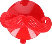 Hooks & Co Ophanghaak Snor 7,5 X 6,5 Cm Pvc Rood