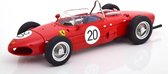 Ferrari 156 Sharknose #20 GP Frankrijk 1961 Graf Berghe von Trips Rood 1-18 CMR Models