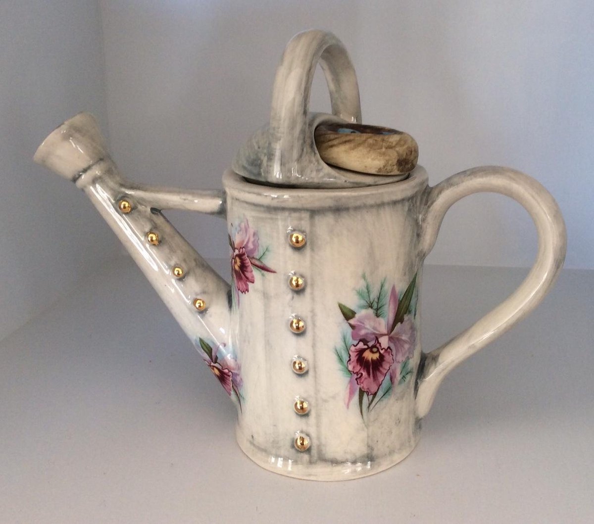 Tea Pottery Teapot Watering Can One Cup