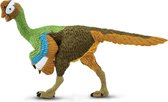 Safari Dinosaurus Citipati Junior 17 Cm Rubber Wit/bruin/groen/blauw