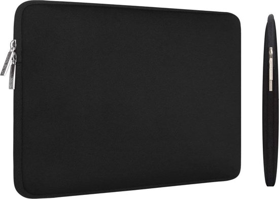 Laptop Sleeve 14 inch + Etui (Laptophoes) zwart van ZEDAR®