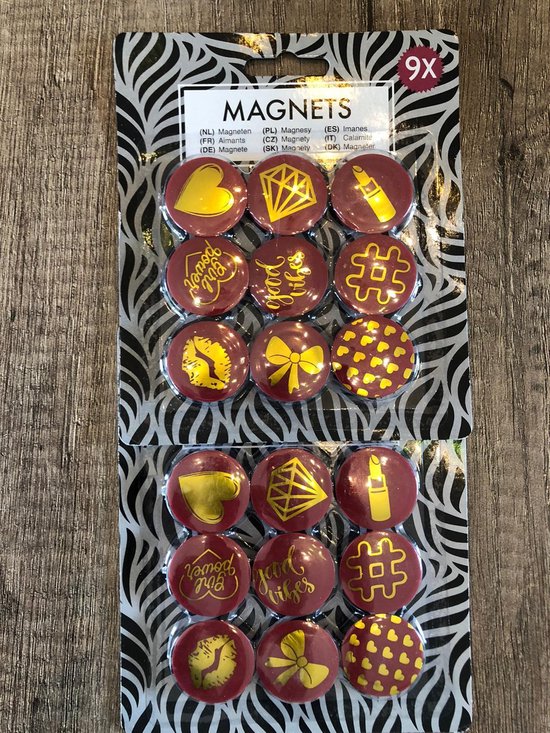 Memo Whiteboard Koelkast 18 stuks