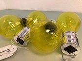 Decoratieve lampjes op zonnen energie geel ( 4 stuks )