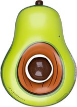 Swim Essentials - Opblaasbare Avocado Luchtbed Groot XL met strandbal pit