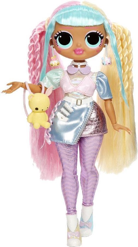 LOL Surprise OMG Fashion Show Hair Edition poppen - TWIST QUEEN - 10/25cm pop met meerdere kapsels