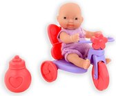 Popje 12 cm met fiets 8336 met accesoires