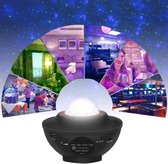 Sterrenhemel Projectorlamp – Zwart – Bluetooth en USB - Met Muziek