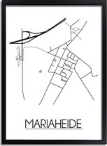 DesignClaud Mariaheide Plattegrond poster A4 poster (21x29,7cm)