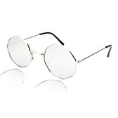 Octagon | trendy zonnebril en goedkope zonnebril (UV400 bescherming - hoge kwaliteit) | Unisex  | zonnebril dames  & zonnebril heren