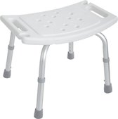 Diamond Line - Douchekrukje - 51x42cm - Wit - Verstelbaar - Antislip
