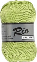 Lammy yarns Rio katoen garen - fel groen (182) - naald 3 a 3,5mm - 10 bollen