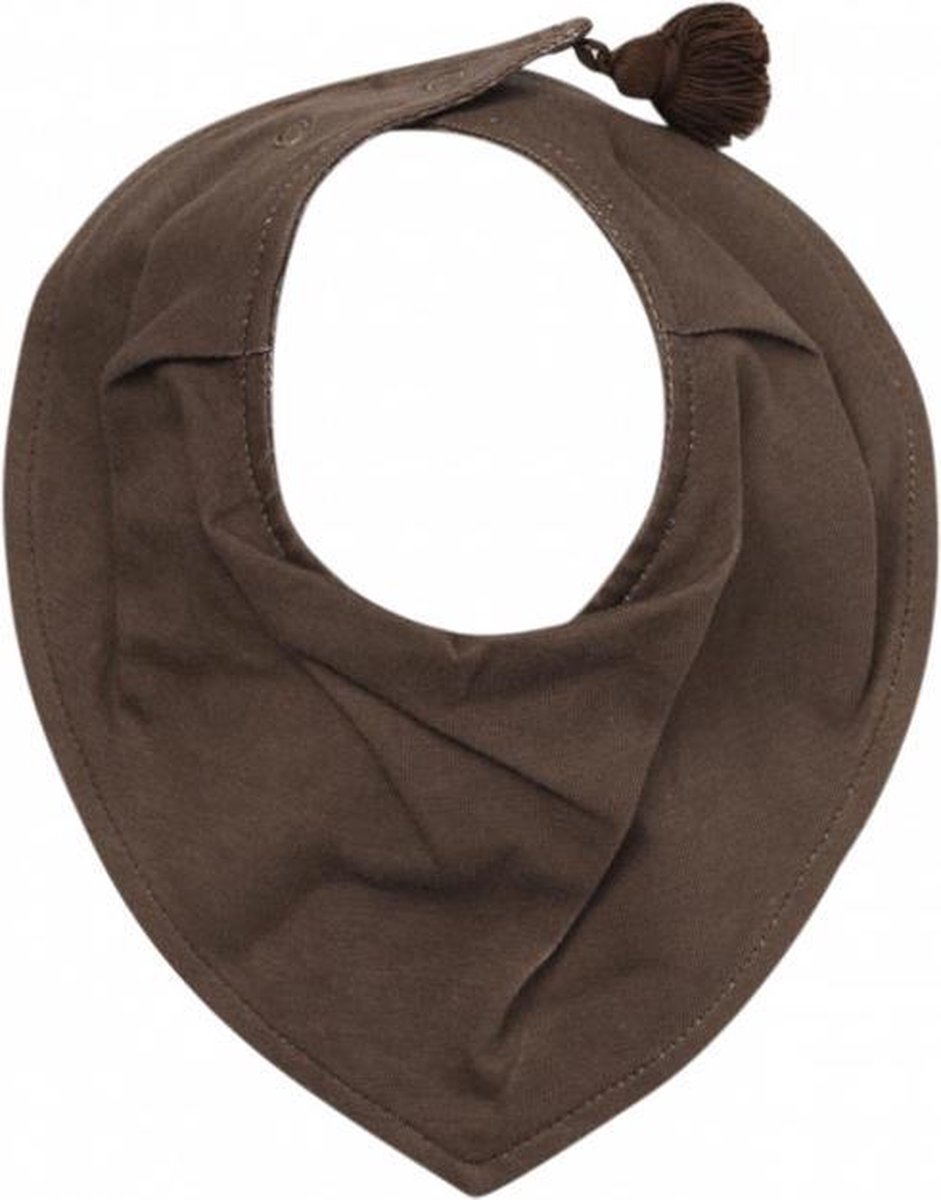 Goedkoopste Elodie Bandana slabbetje - spuugdoekje - kwijl slabbetje - slab - slabbetjes - Chocolate
