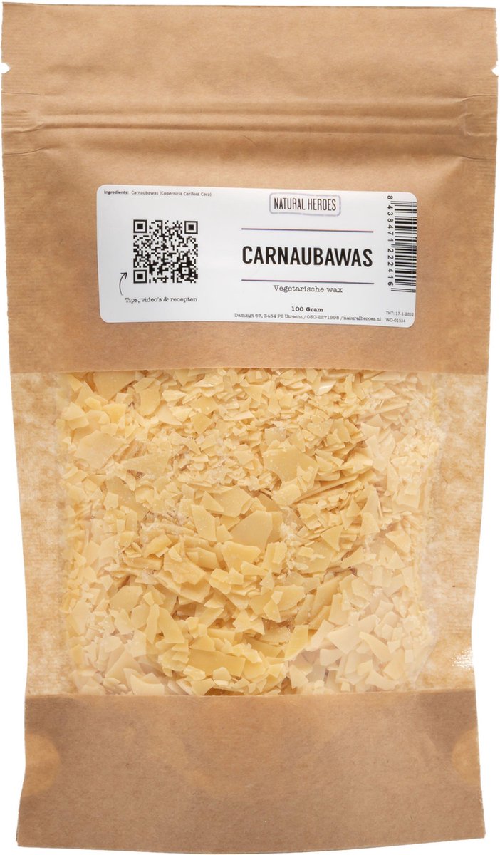 Goedkoopste Natural Heroes - Carnaubawas 500 gram