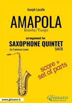 Amapola - Flexible Saxophone Quintet score & parts