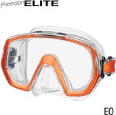 TUSA Snorkelmasker Duikbril Freedom Elite M1003 -EO - transparant/oranje