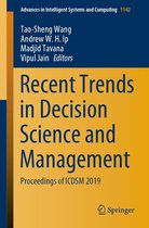 Advances in Intelligent Systems and Computing 1142 - Recent Trends in Decision Science and Management