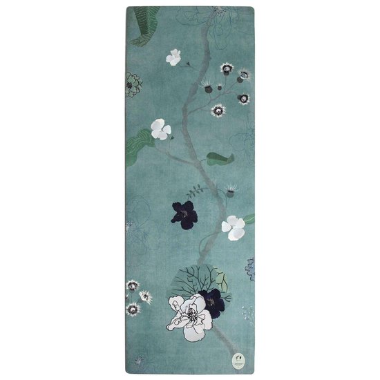 Felicidade design yoga mat "Green Go" @studiofelicidade * Eco-friendly * Yoga mat en handdoek in 1 *Duurzaam * Authentiek van Felicidade — afbeelding 3