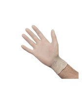Plastic wegwerp handschoen - wit - maat XL - 100 stuks