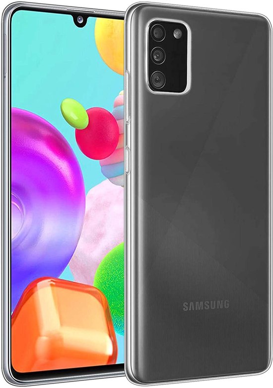 Samsung A41 Hoesje - Samsung Galaxy A41 Hoesje - Transparant Siliconen Case  | bol.com