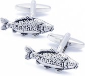 Boutons de manchette - Poisson Carpe Miroir carpe Pêche sportive Pêche