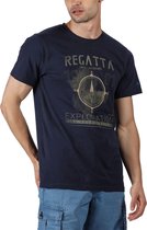 Regatta T-shirt - Mannen - navy/beige
