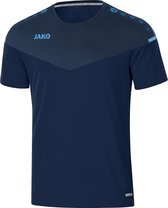 Jako Champ 2.0 T-Shirt Marine Blauw-Donker Blauw-Hemels Blauw Maat M