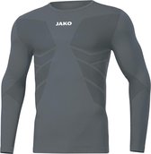 Jako Longsleeve Comfort 2.0 Kind Steen Grijs Maat 3XS