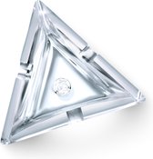 Bonny - Krosno - CADEAU tip - Mond geblazen glazen asbak - triangel - driehoek 14.0cm