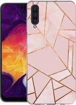 iMoshion Hoesje Geschikt voor Samsung Galaxy A30s / A50 Hoesje Siliconen - iMoshion Design hoesje - Roze / Meerkleurig / Goud / Pink Graphic