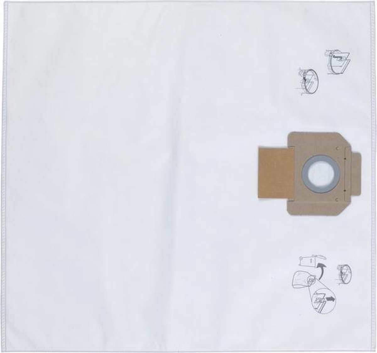 Milwaukee Filterzakken Fleece, 50 l - 5 stuks - 4932352308