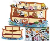 Stickerplaat - Paper giant noah's ark sticker set