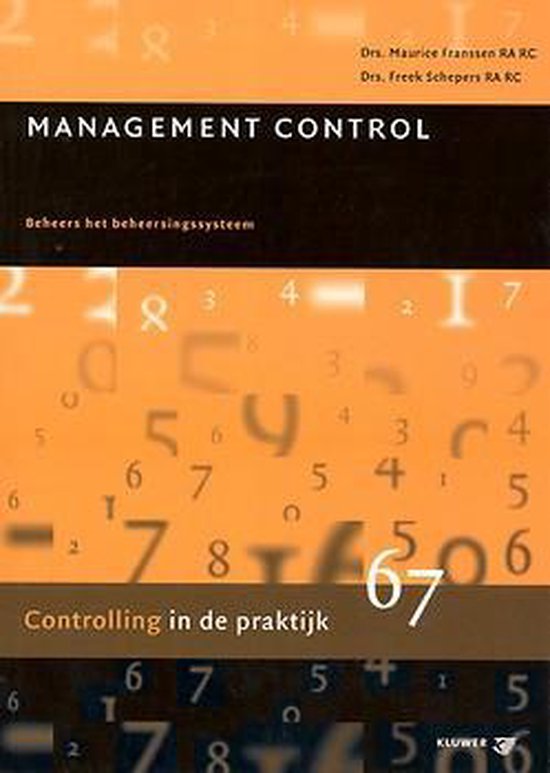 Cover van het boek 'Management Control / druk 1' van F.L.A.J. Schepers en M. Franssen