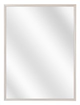 Spiegel met Luxe Aluminium Lijst - Wit Eik - 30x40 cm