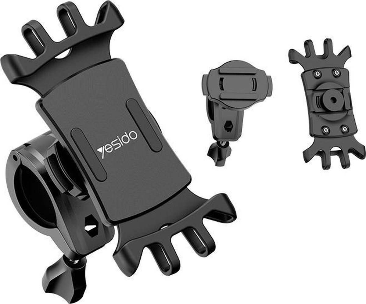 GSM houder - Telefoonhouder - Universeel - 360° aanpasbaar - Motor - Fiets - Mountainbike - Scooter