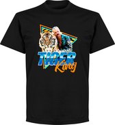 Joe Exotic Tiger King T-Shirt - Zwart - S