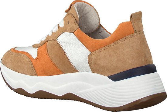 Gabor Dames Lage sneakers 490.1 - Camel - Maat 37,5 | bol.com