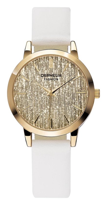 Orphelia Fashion OF711910 – Horloge – Leer – Wit – 36 mm