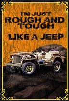 Wandbord - Like A Jeep Rough And Tough