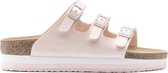 Birkenstock - Florida Icy Metallic Light Rose narrow - maat 41