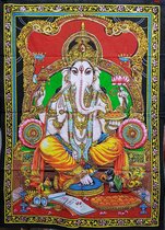 Ganesh doek - Ganesha wandkleed 80x100 cm