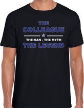 The colleague the legend cadeau t-shirt zwart voor heren XL