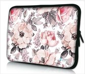 Laptophoes 13,3 inch rozen - Sleevy - laptop sleeve - laptopcover - Alle inch-maten & keuze uit 250+ designs! Sleevy