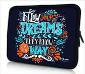 Laptophoes 14 inch dreams - Sleevy - laptop sleeve - laptopcover - Alle inch-maten & keuze uit 250+ designs! Sleevy