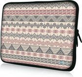 Sleevy 17,3 laptophoes patroon roze - laptop sleeve - laptopcover - Sleevy Collectie 250+ designs