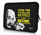 Laptophoes 17,3 inch genius - Sleevy - laptop sleeve - laptopcover - Sleevy Collectie 250+ designs