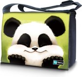 Messengertas / laptoptas 15,6 inch schattig pandabeertje - Sleevy - laptoptas - schooltas